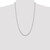 26" 10K White Gold 3.25mm Diamond-cut Rope Chain Necklace
