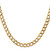 14K Yellow Gold 7mm Hollow Curb Link Chain 1328-18