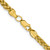 14K Yellow Gold 18 inch 4.65mm Hollow 3-Wire Wheat with Lobster Clasp Chain