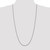 14K White Gold 30 inch 2.5mm Regular Rope with Lobster Clasp Chain