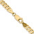 26" 10K Yellow Gold 4.75mm Flat Beveled Curb Chain Necklace