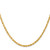 14K Yellow Gold 24 Inch 3mm Diamond-cut Quadruple Rope Lobster Clasp Chain