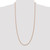 30" 14K Rose Gold 2.25mm Diamond-cut Rope with Lobster Clasp Chain Necklace