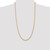 28" 10K Yellow Gold 3mm Diamond-cut Rope Chain Necklace