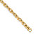 10k Yellow Gold 5mm Hand-polished Fancy Link Bracelet 10LK436-9