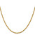 14K Yellow Gold 30 inch 2.25mm Diamond-cut Rope with Lobster Clasp Chain