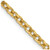 22" 14K Yellow Gold 3.2mm Round Open Link Cable Chain Necklace