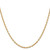 22" 14K Yellow Gold 3.2mm Round Open Link Cable Chain Necklace