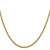 28" 14K Yellow Gold 2.5mm Regular Rope Chain Necklace
