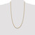 28" 14K Yellow Gold 2.5mm Regular Rope Chain Necklace