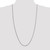 14K White Gold 30 inch 1.5mm Franco with Lobster Clasp Chain