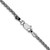 14K White Gold 30 inch 2.1mm Spiga with Lobster Clasp Chain