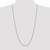 14K White Gold 30 inch 2.1mm Spiga with Lobster Clasp Chain