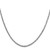 14K White Gold 16 inch 2mm Byzantine with Lobster Clasp Chain