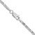14K White Gold 16 inch 2mm Byzantine with Lobster Clasp Chain