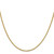 14K Yellow Gold 2.1mm Diamond-cut Open Franco Chain 7220-20