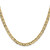 10k Yellow Gold 4.5mm Concave Anchor Chain 8222-22