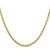 20" 10K Yellow Gold 3.25mm Diamond-cut Rope Chain Necklace