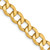 10k Yellow Gold 6.5mm Hollow Curb Chain 8242-24