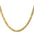 10k Yellow Gold 4.6mm Flat Beveled Curb Chain 8225-18