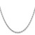 18" 10K White Gold 3.25mm Diamond-cut Rope Chain Necklace