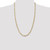 26" 10K Yellow Gold 4.5mm Light Concave Figaro Chain Necklace