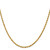 14K Yellow Gold 2.5mm Diamond-Cut Lightweight Rope Chain 7047-24