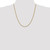 14K Yellow Gold 22 inch 2.5mm Regular Rope with Lobster Clasp Chain