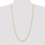 30" 10K Yellow Gold 2.75mm Diamond-cut Quadruple Rope Chain Necklace