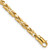10k Yellow Gold 4.1mm Hand-polished Byzantine Link Bracelet 10LK744-7.5