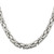Sterling Silver 8.25mm Byzantine Chain QBZ200-24
