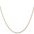 14K Yellow Gold 20 inch 1.6mm Round Snake Lobster Clasp Chain