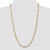 10k Yellow Gold 4.5mm Concave Figaro Chain 8209-22