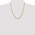 10k Yellow Gold 4.75mm Flat Figaro Chain 10FG120-22