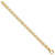 10k Yellow Gold 6.5mm Hand-polished Fancy Link Bracelet 10LK500-7.25