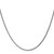 14K White Gold 1.8mm Solid Diamond-cut Spiga Chain 7233-20