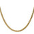 10k Yellow Gold 3.9mm Flat Beveled Curb Chain 8224-22