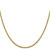 14K Yellow Gold 2.4mm Hollow Diamond-cut Round Box Chain 7170-24