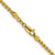 14K Yellow Gold 2.4mm Hollow Diamond-cut Round Box Chain 7170-24