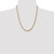 22" 14K Yellow Gold 5.75mm Semi-Solid Figaro Chain Necklace