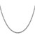 20" 10K White Gold 2.75mm Diamond-cut Rope Chain Necklace