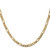 10k Yellow Gold 4mm Flat Figaro Chain 10FG100-30