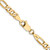 10k Yellow Gold 4mm Flat Figaro Chain 10FG100-30