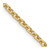 30" 14K Yellow Gold 2.4mm Round Open Link Cable Chain Necklace