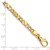 10k Yellow Gold 4.8mm Hand Polished Fancy Link Chain