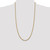 14K Yellow Gold 28 inch 2.9mm Flat Beveled Curb with Lobster Clasp Chain