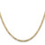 14K Yellow Gold 30 inch 3mm Concave Open Figaro with Lobster Clasp Chain