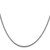 14K White Gold 24 inch 1.4mm Franco with Lobster Clasp Chain