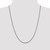 14K White Gold 24 inch 1.4mm Franco with Lobster Clasp Chain