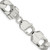 Sterling Silver 11mm Domed w/ Side Diamond-cut Curb Chain QRC350-26